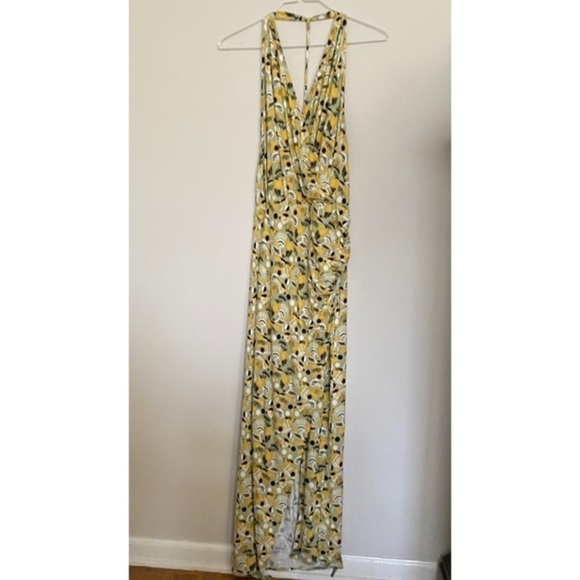 NWT Free People Daria Draped Maxi Dress 
Apple Mint Combo - Picture 6 of 10